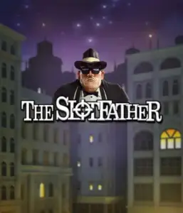 Enter the nefarious realm of The Slotfather game by Betsoft, highlighting a powerful mafia boss standing against a mysterious cityscape. This graphic evokes the gritty atmosphere of the mob life, with the boss dressed in a classic black suit and hat. Ideal for lovers of gangster-themed games, providing a gripping adventure. 